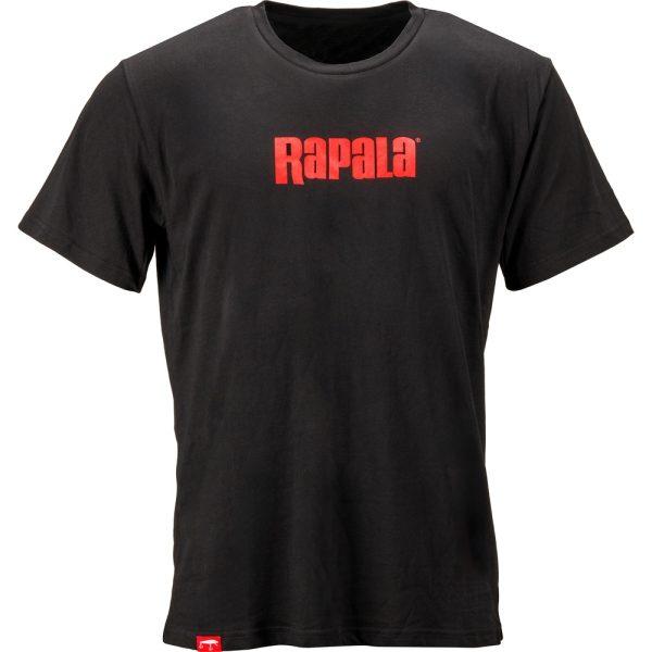 Rapala Black Red Logo T-Shirt