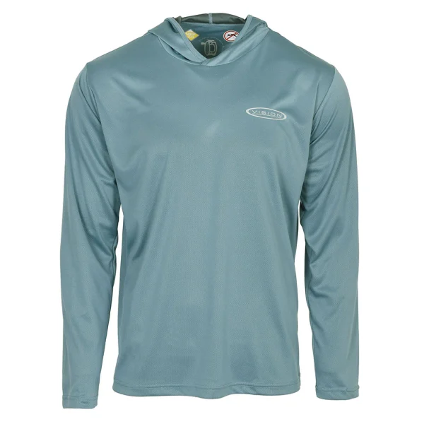 Vision Bamboo Bug & UV Hoodie Stone Blue