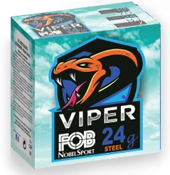 Nobel Viper Steel 12/70 #7 24g 250stk.