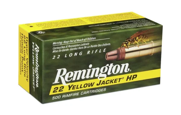 Remington Yellow Jacket Hyper Velocity 22LR 33gr TCHP