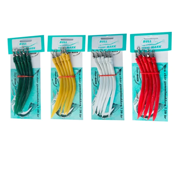 Bull Gummimakk Sort 5-pk