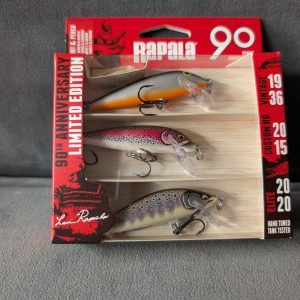 Rapala 90yr Anniversary Limited edition 3-pk Countdown Mid Naturistic