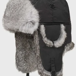 MJM Taslan/Rabbit pelslue BlackGreymel