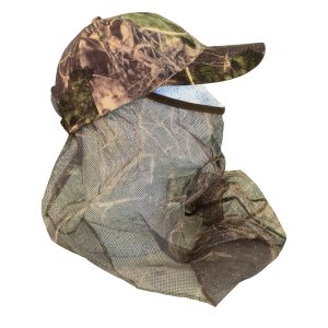 Grey Oak Camo Caps with front net