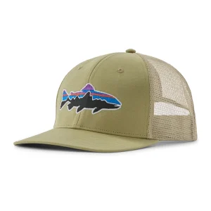 Patagonia Fitz Roy Trout Trucker Hat Gumtree Green OS