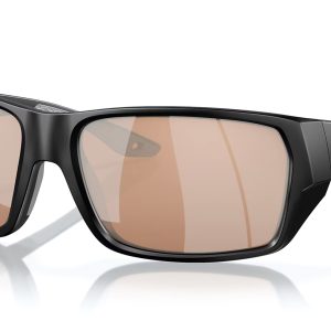 Costa Del Mar Tailfin Medium - Matte Black - Copper Silver Mirror