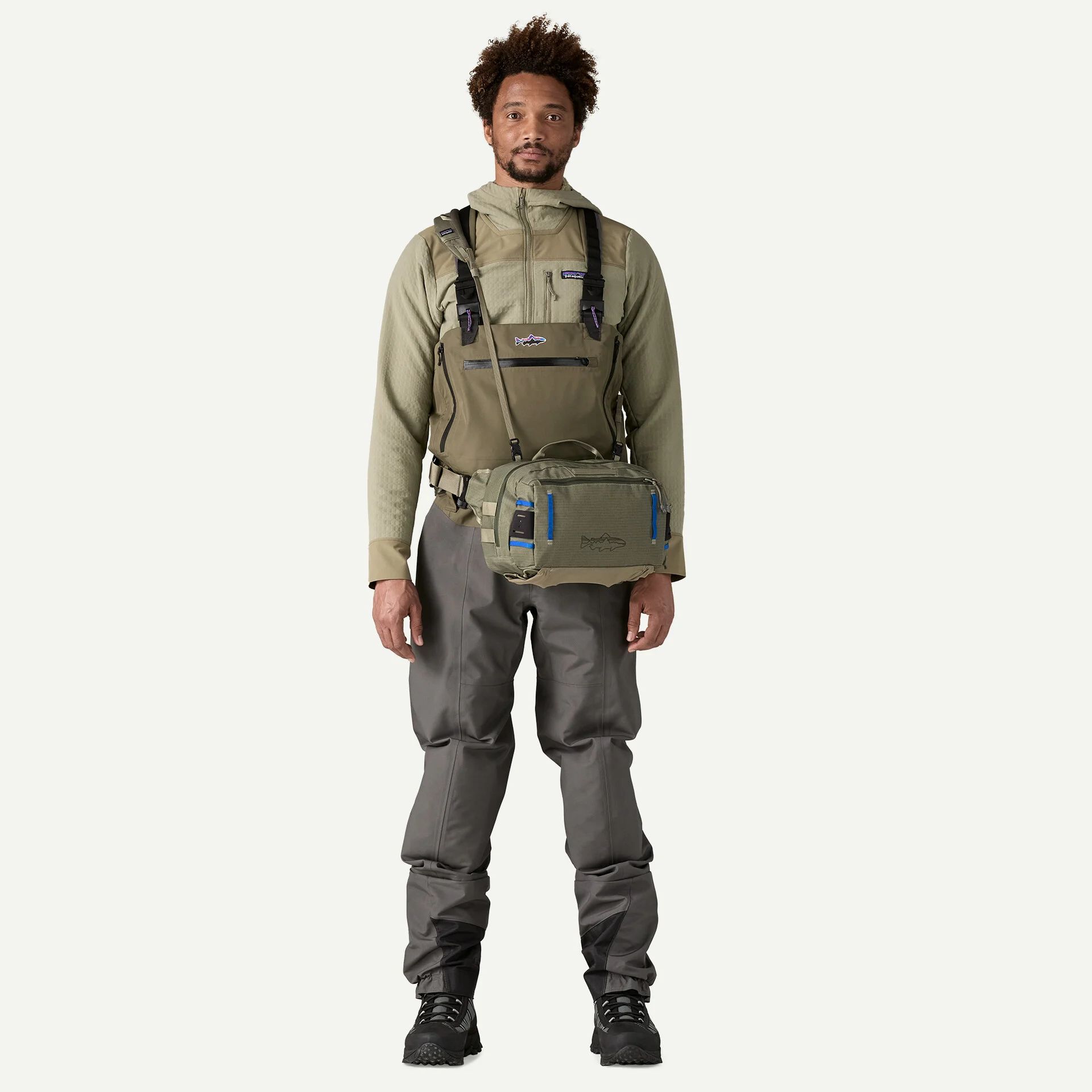 Patagonia Stealth Switch Pack 9L River Rock Green w/P6 Blue - Bilde 2